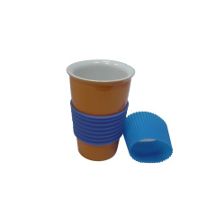 Ceramic Travel Mug with Silicone Sleeve